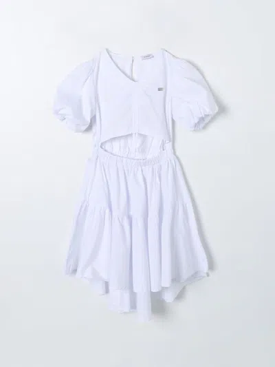 Pinko Dress  Kids Kids Colour White