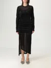 Pinko Dress  Woman Color Black In Black