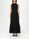 Pinko La Cura Broderie Anglaise Dress In Schwarz