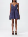Pinko Dress  Woman Color Blue In Blue