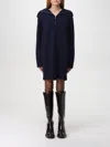 Pinko Dress  Woman Color Blue In 蓝色