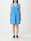 Pinko Dress  Woman Color Gnawed Blue In Gnawed Blue
