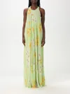 Pinko Zigolo Dress In Green