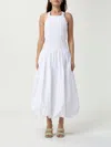 Pinko Robe Boule Mi-longue In White