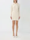 Pinko Dress  Woman Color White In Weiss