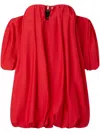 Pinko ‘bert' Red Dress With Exposed Shoulder Design And Removable Sleeves With Button In Red