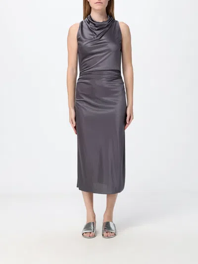 Pinko Dress Woman Color Grey In Gray