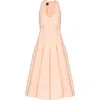 Pinko Robe Midi En Popeline Technique