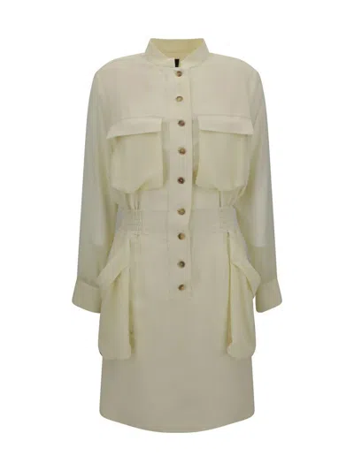 Pinko Linen Chemisier Dress