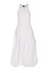 Pinko Robe Boule Mi-longue In White