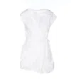 Pinko Short Shirt Dress With Crisscross In White