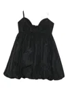 Pinko Sweetheart-neckline Mini Dress In Black
