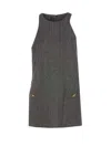 Pinko Focilide Sleeveless Mini Dress In Black