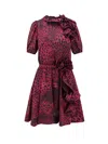 Pinko Dress  Woman Color Violet In Bordeaux Nero