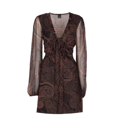 Pinko Dresses In Brown