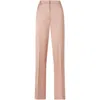 Pinko Elegant Satin Trousers For Ceremonies In Multicolor