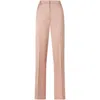 Pinko Elegant Satin Trousers For Ceremonies In Multicolor