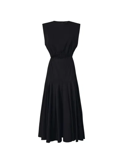 Pinko Drop Waist Dress In Black