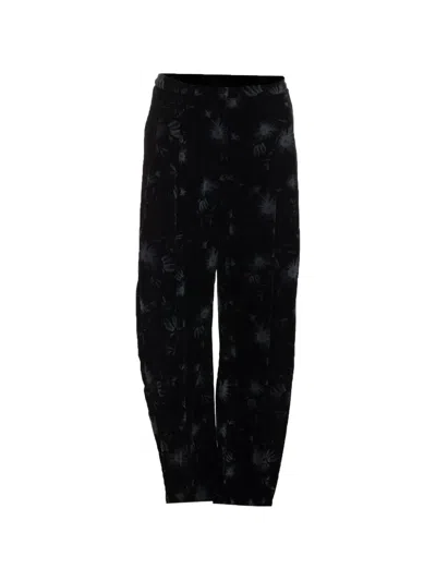 Pinko Ducato Floral-print Trousers In Animal Print