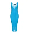 Pinko Blue Midi Dress In Blue