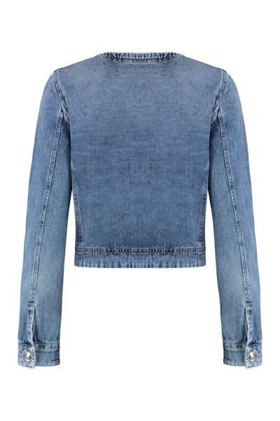 Pinko Durban Denim Jacket In Blue