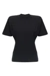Pinko Luna Cropped T-shirt In Black