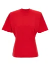 Pinko T-shirt À Manches Courtes Et Épaules Rembourrées In Red
