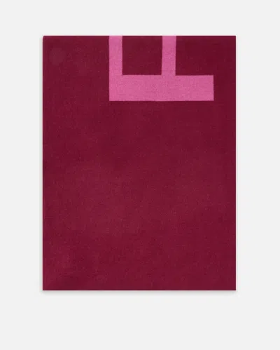 Pinko Scarf With  Lettering Logo In Red
