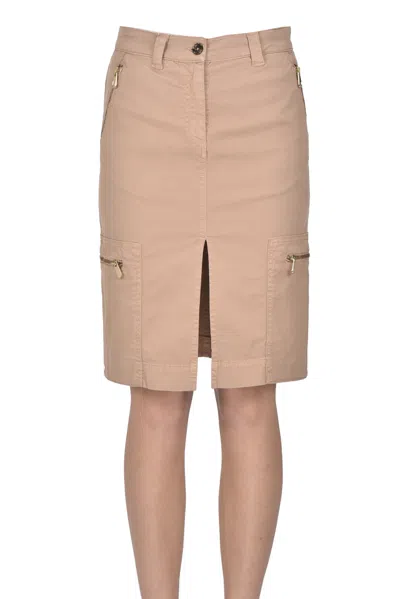 Pinko Echidna Skirt In Light Brown