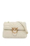 Pinko Classic Love Bag Puff Shoulder Bag In White
