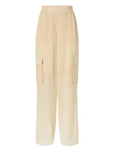 Pinko Cargohose Mit Elastischem Bund In Neutral