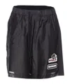 Pinko Bermuda Shorts With Back Pocket And Elasticized Waist In Black