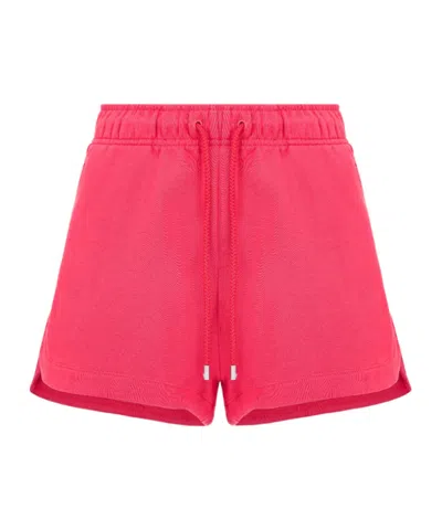 Pinko Elastic Waist Shorts In Red