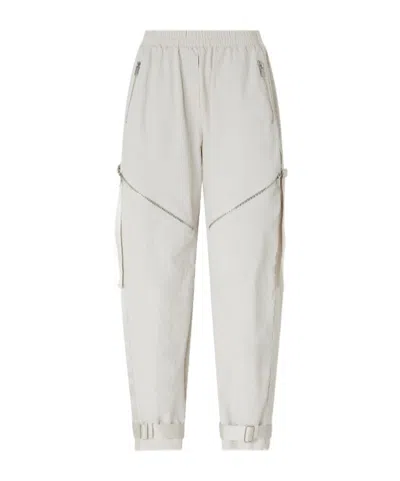 Pinko Elastic Waist Sweatpants In White
