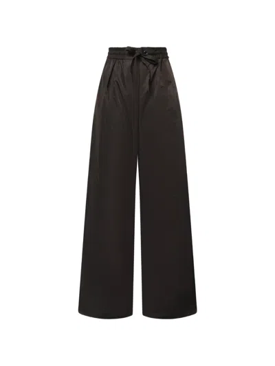 Pinko Elasticated Drawstring-waist Trousers In Black