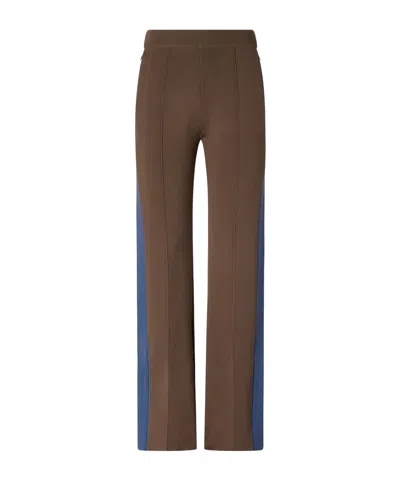 Pinko Elastic-waist Casual Trousers In Brown