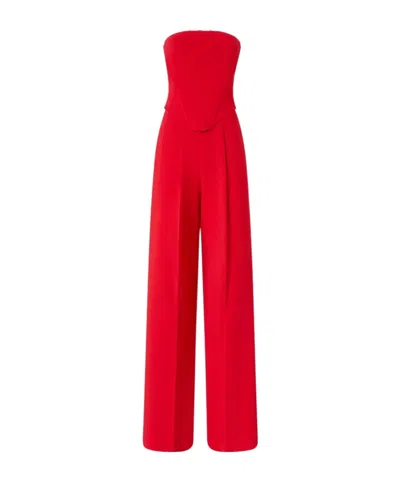 PINKO PINKO ZIPPED STRAPLESS JUMPSUIT