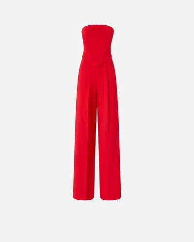PINKO COMBINAISON BUSTIER ÉLÉGANTE À PANTALON LARGE