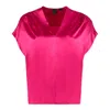 Pinko Elegant Fuchsia Silk Blend Blouse