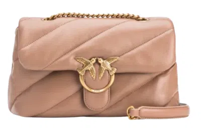 Pinko Elegant Leather Bag For Essentials
