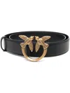 Pinko Elegant Leather Belt Accessory In Black