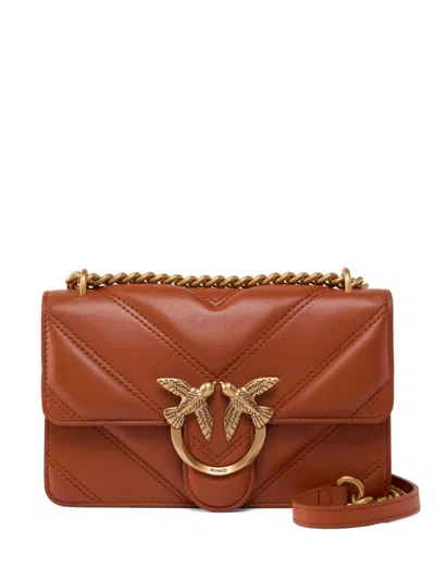Pinko Elegant Leather Handbag Design