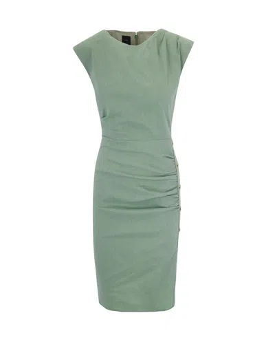 Pinko Elegant Mini Dress For Women In Green