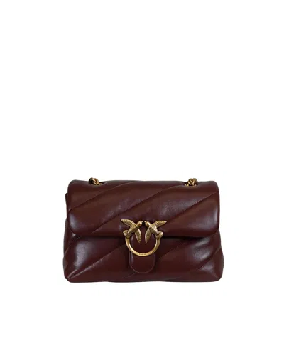 Pinko Elegant Mini Handbag For Women In Brown