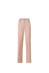 Pinko Elegant Satin Trousers For Ceremonies In Pink