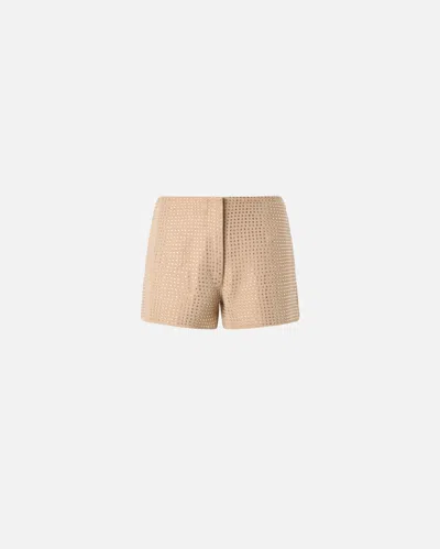 Pinko Elegant Shorts With Rhinestones
