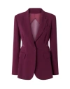 Pinko Cady Single-breasted Blazer In Purple