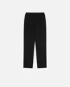 Pinko Elegant Technical Fabric Trousers In Nero Limousine