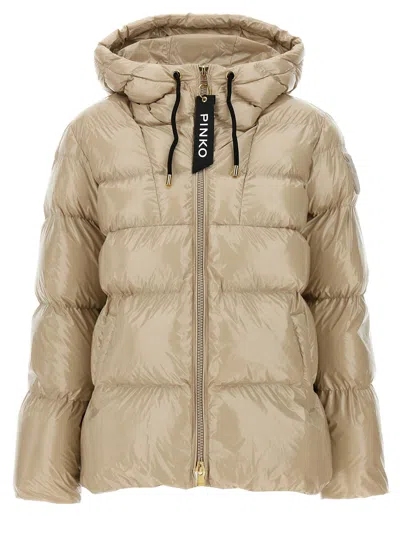 Pinko Eleodoro Caban Casual Jackets, Parka In Neutral