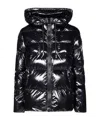 Pinko Eleodoro Caban Hooded Puffer Jacket In Multi